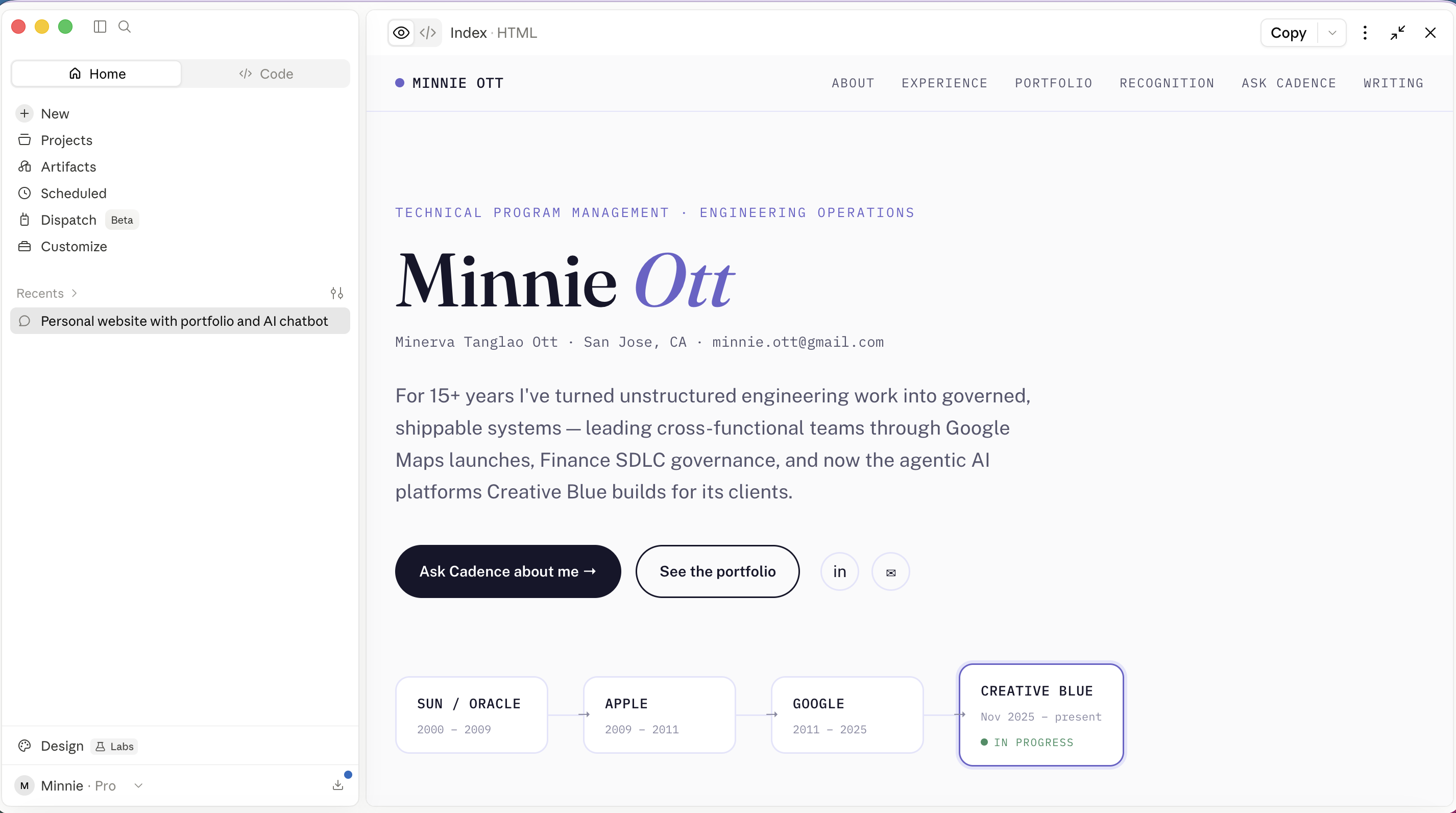 Claude Desktop Built My Website